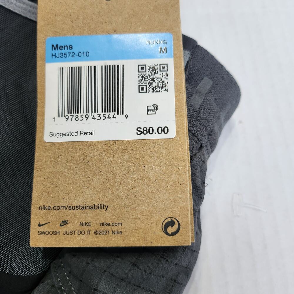 Mens Size M Nike Running Shorts DRI-FIT ADV Brief-Lined Stretch Black HJ3572-010 - Picture 3 of 4